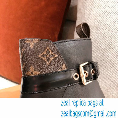 Louis Vuitton Star Trail Ankle Boots Black With Strap and Buckle 2021