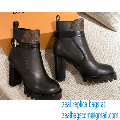 Louis Vuitton Star Trail Ankle Boots Black With Strap and Buckle 2021 - Click Image to Close