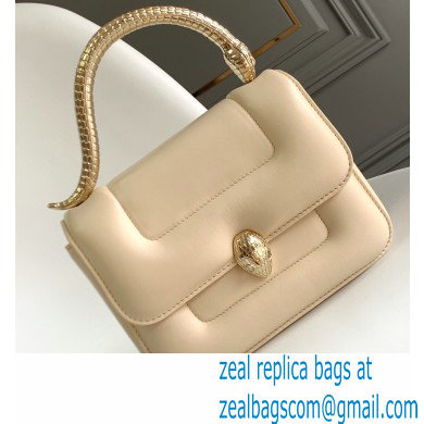 Mary Katrantzou x Bvlgari Serpenti Top Handle Bag Beige 2021 - Click Image to Close