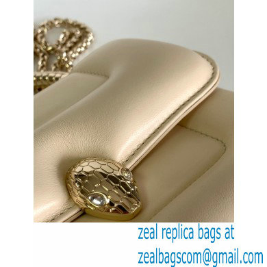 Mary Katrantzou x Bvlgari Serpenti Top Handle Bag Beige 2021 - Click Image to Close