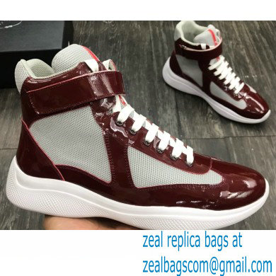 Prada America's Cup Men's High-top Sneakers 01 2021 - Click Image to Close