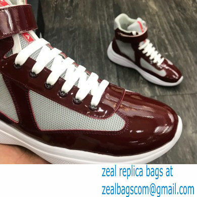 Prada America's Cup Men's High-top Sneakers 01 2021 - Click Image to Close