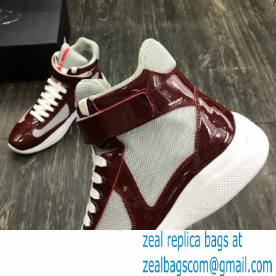 Prada America's Cup Men's High-top Sneakers 01 2021 - Click Image to Close