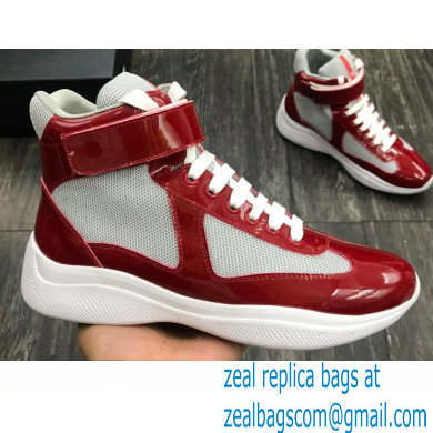 Prada America's Cup Men's High-top Sneakers 03 2021 - Click Image to Close