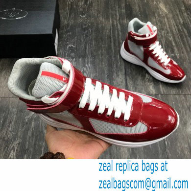 Prada America's Cup Men's High-top Sneakers 03 2021 - Click Image to Close