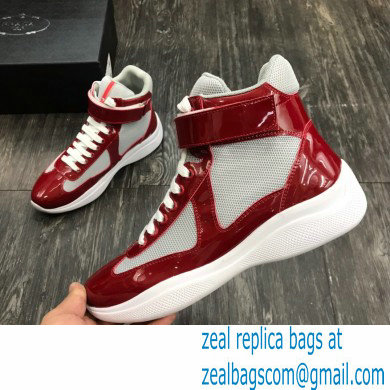 Prada America's Cup Men's High-top Sneakers 03 2021 - Click Image to Close