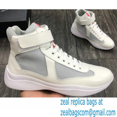 Prada America's Cup Men's High-top Sneakers 05 2021 - Click Image to Close