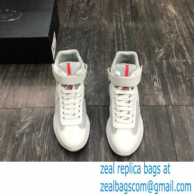 Prada America's Cup Men's High-top Sneakers 05 2021 - Click Image to Close