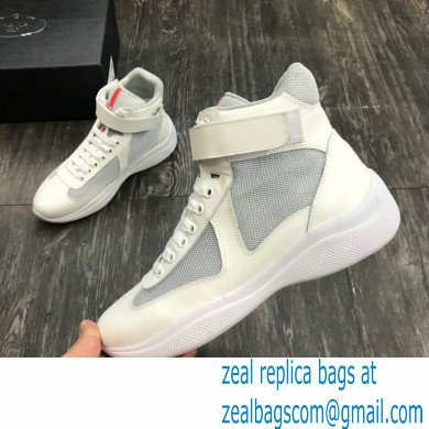 Prada America's Cup Men's High-top Sneakers 05 2021 - Click Image to Close