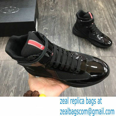 Prada America's Cup Men's High-top Sneakers 06 2021 - Click Image to Close