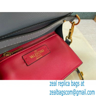 Valentino VSLING Grainy Calfskin Mini Handbag NIAGARA Blue 2021