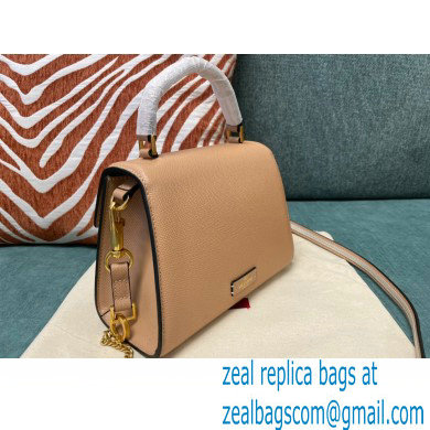Valentino VSLING Grainy Calfskin Mini Handbag Nude 2021