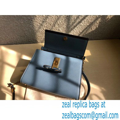 Valentino VSLING Grainy Calfskin Small Handbag NIAGARA Blue 2021