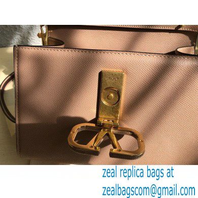Valentino VSLING Grainy Calfskin Small Handbag Nude 2021