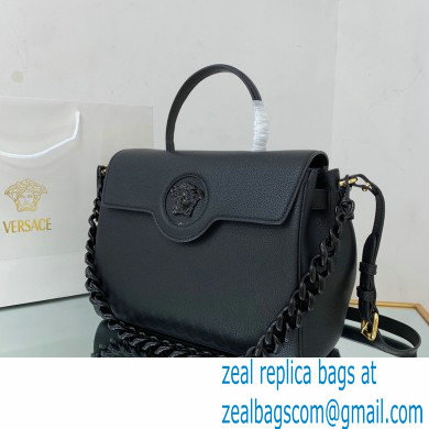 Versace La Medusa Large Handbag All Black 2021 - Click Image to Close