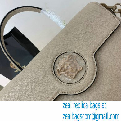 Versace La Medusa Large Handbag Beige 2021 - Click Image to Close