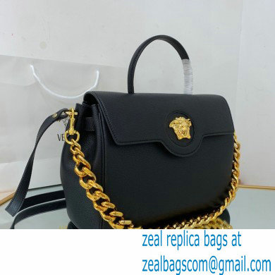 Versace La Medusa Large Handbag Black/Gold 2021 - Click Image to Close