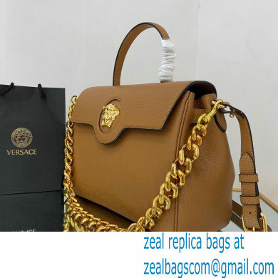 Versace La Medusa Large Handbag Caramel 2021 - Click Image to Close