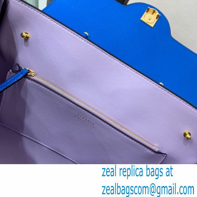 Versace La Medusa Large Handbag Lapis Blue 2021 - Click Image to Close
