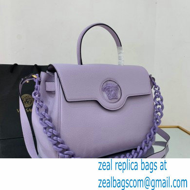 Versace La Medusa Large Handbag Lilac 2021