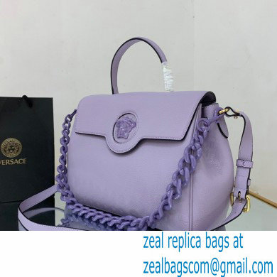 Versace La Medusa Large Handbag Lilac 2021