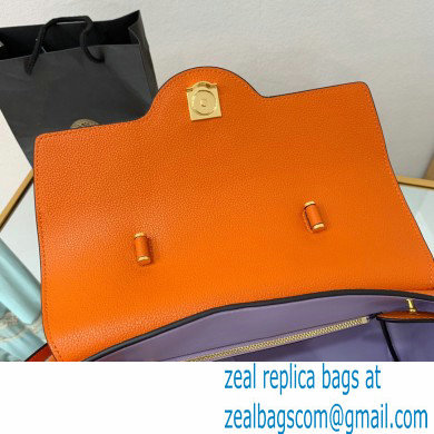 Versace La Medusa Large Handbag Orange 2021 - Click Image to Close