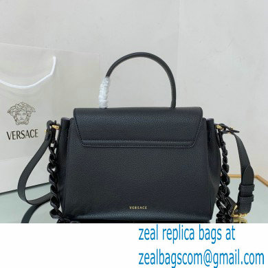 Versace La Medusa Medium Handbag All Black 2021 - Click Image to Close