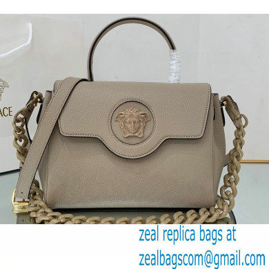 Versace La Medusa Medium Handbag Beige 2021