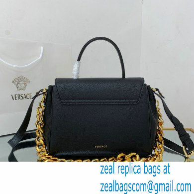 Versace La Medusa Medium Handbag Black/Gold 2021 - Click Image to Close