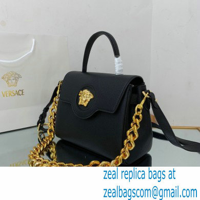 Versace La Medusa Medium Handbag Black/Gold 2021