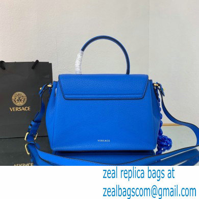 Versace La Medusa Medium Handbag Lapis Blue 2021 - Click Image to Close