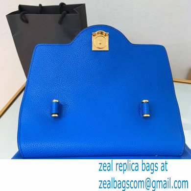 Versace La Medusa Medium Handbag Lapis Blue 2021