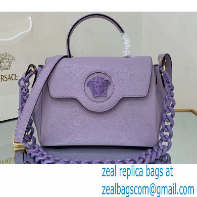 Versace La Medusa Medium Handbag Lilac 2021