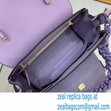 Versace La Medusa Medium Handbag Lilac 2021 - Click Image to Close