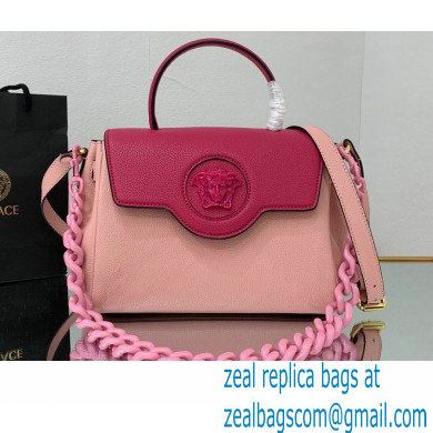 Versace La Medusa Medium Handbag Nude Pink 2021 - Click Image to Close