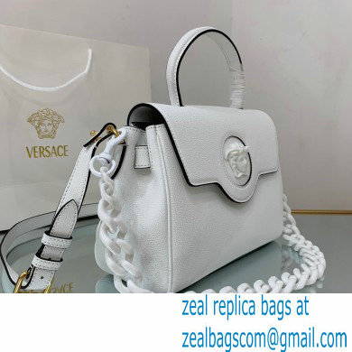 Versace La Medusa Medium Handbag White 2021