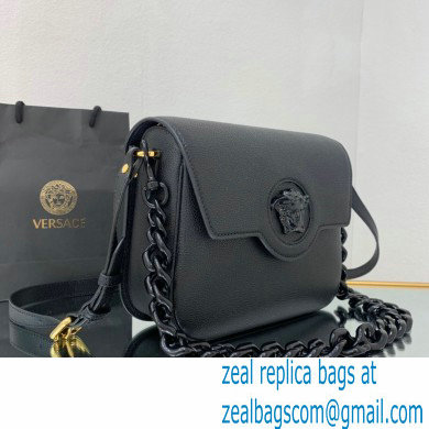 Versace La Medusa Shoulder Bag All Black 2021 - Click Image to Close