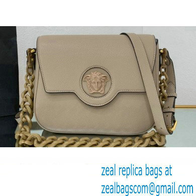 Versace La Medusa Shoulder Bag Beige 2021