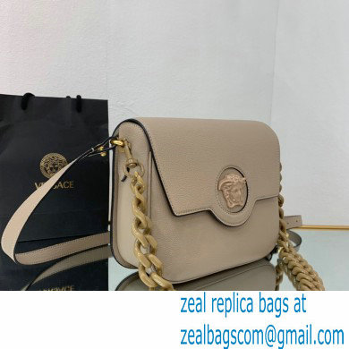 Versace La Medusa Shoulder Bag Beige 2021