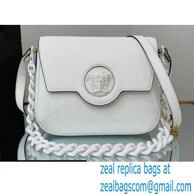 Versace La Medusa Shoulder Bag White 2021 - Click Image to Close