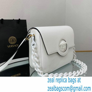 Versace La Medusa Shoulder Bag White 2021 - Click Image to Close