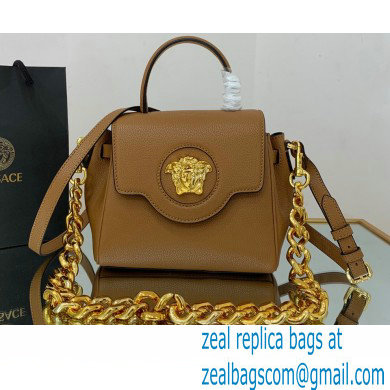 Versace La Medusa Small Handbag Caramel 2021