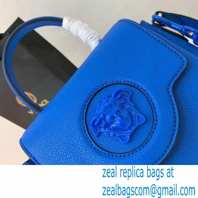 Versace La Medusa Small Handbag Lapis Blue 2021