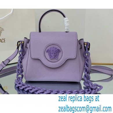 Versace La Medusa Small Handbag Lilac 2021