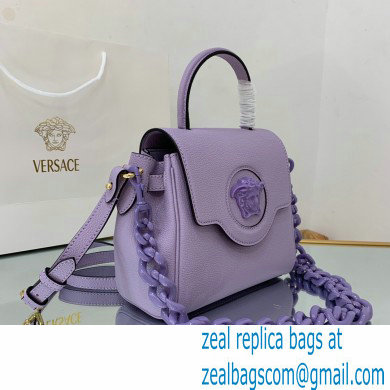 Versace La Medusa Small Handbag Lilac 2021