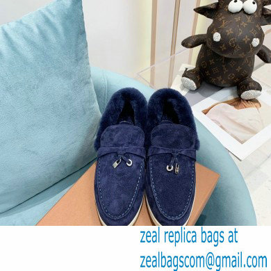 loro piana 2021 WINTER suede calfskin Summer Charms Walk Loafers 10