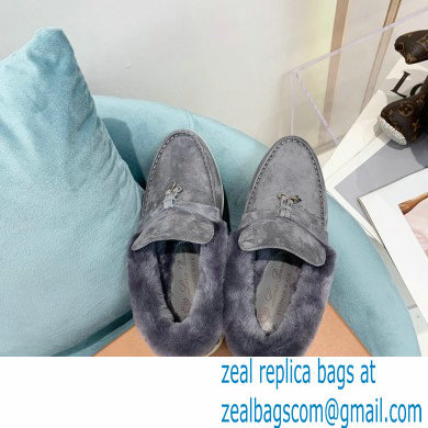 loro piana 2021 WINTER suede calfskin Summer Charms Walk Loafers 11