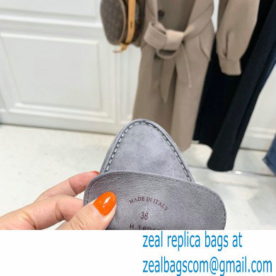 loro piana 2021 WINTER suede calfskin Summer Charms Walk Loafers 11