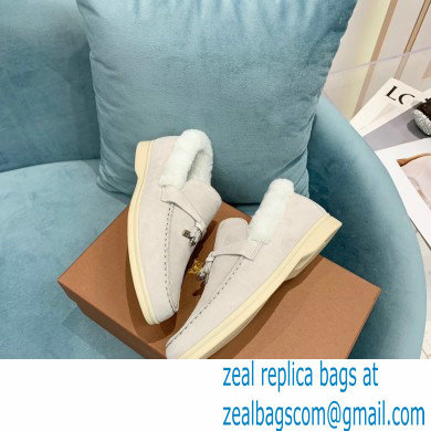 loro piana 2021 WINTER suede calfskin Summer Charms Walk Loafers 13
