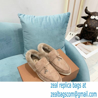 loro piana 2021 WINTER suede calfskin Summer Charms Walk Loafers 14